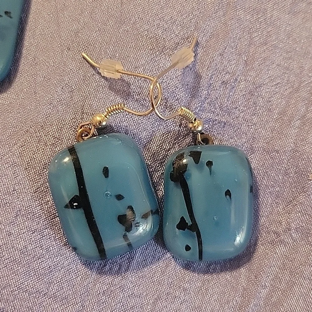 Handcrafted Blown Glass Matching set